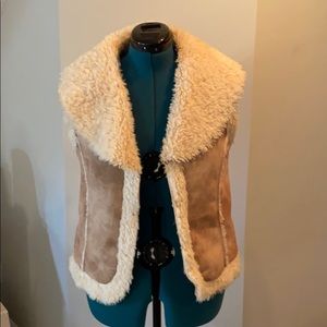 Sherpa style vest
